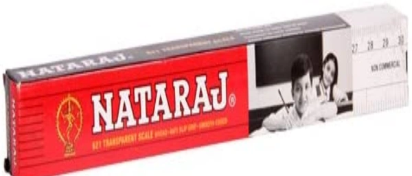 Natraj Scale 30Cm Pack of 10 Scales